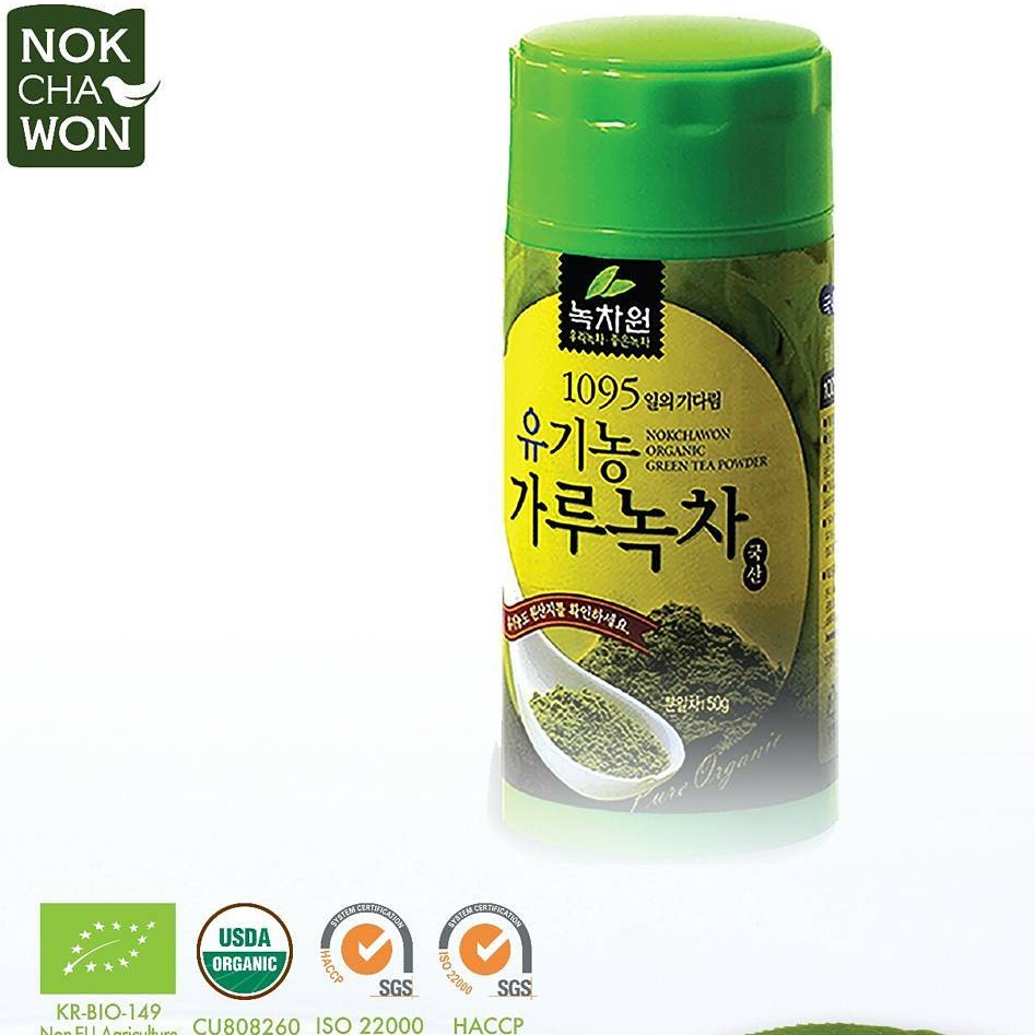 BỘT TRÀ XANH NGUYÊN CHẤT Nokchawon Green Tea Matcha 50G - DATE 10/2022