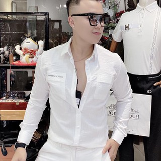 Áo Sơ Mi Nam Dài Tay Vải Đũi Lụa Cao Cấp