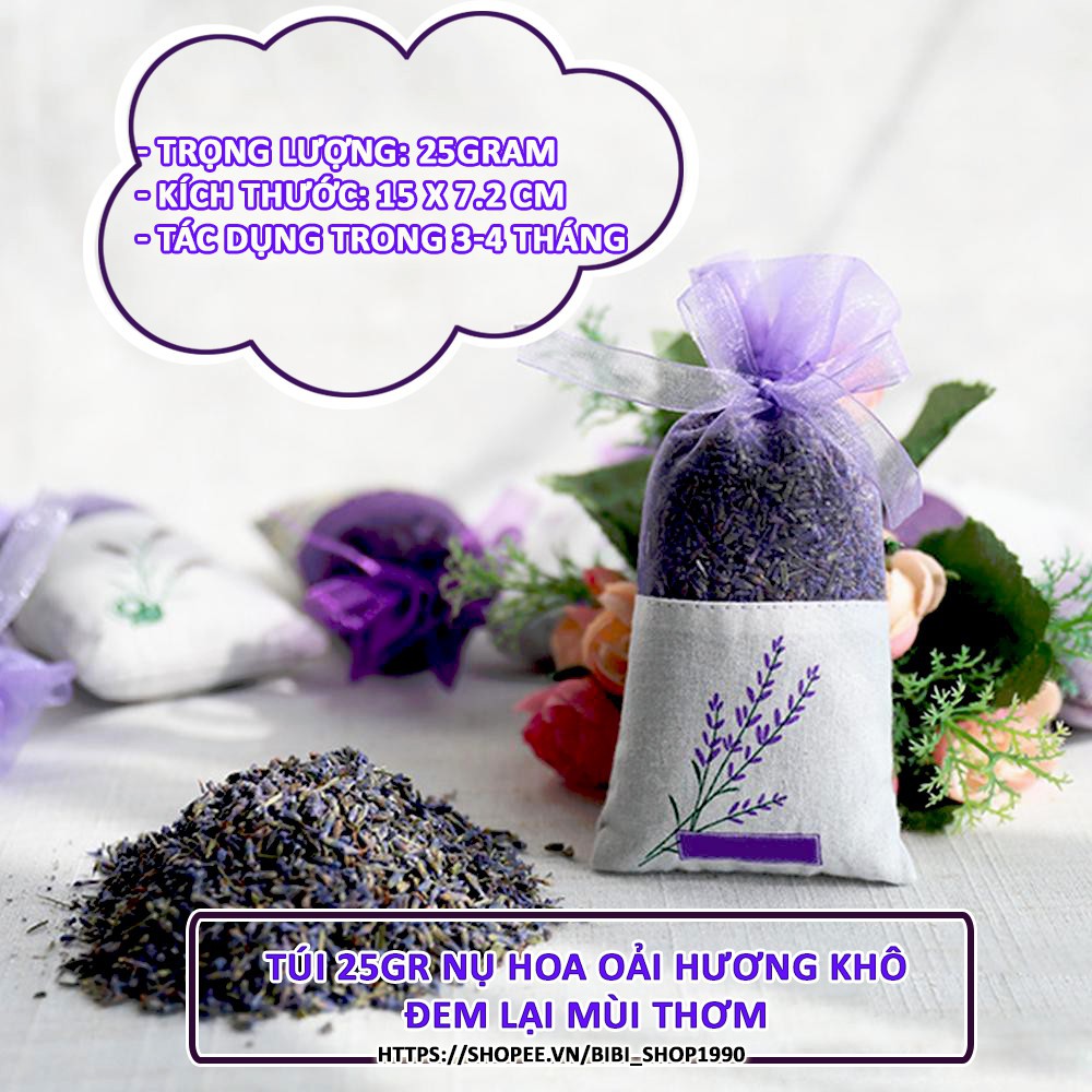 Túi nụ hoa khô  thơm Lavender