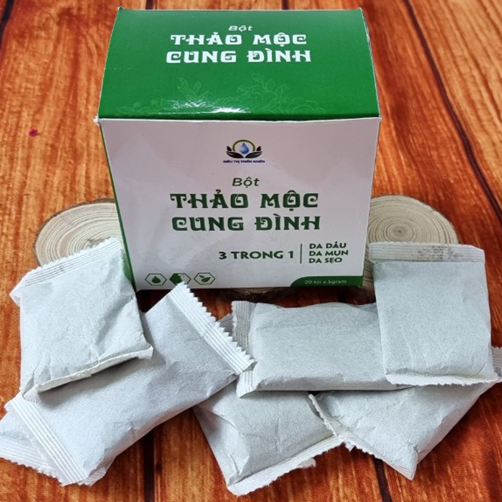 Bột thảo mộc cung đình đắp mặt, tắm trắng 3 trong 1 cao cấp của Siêu Thị Thiên Nhiên