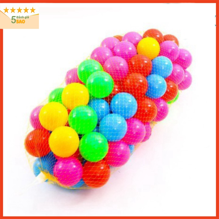 [Gía Rẻ] Túi 100 bóng nhựa mềm cho bé (SHOP GIÁ SỈ)