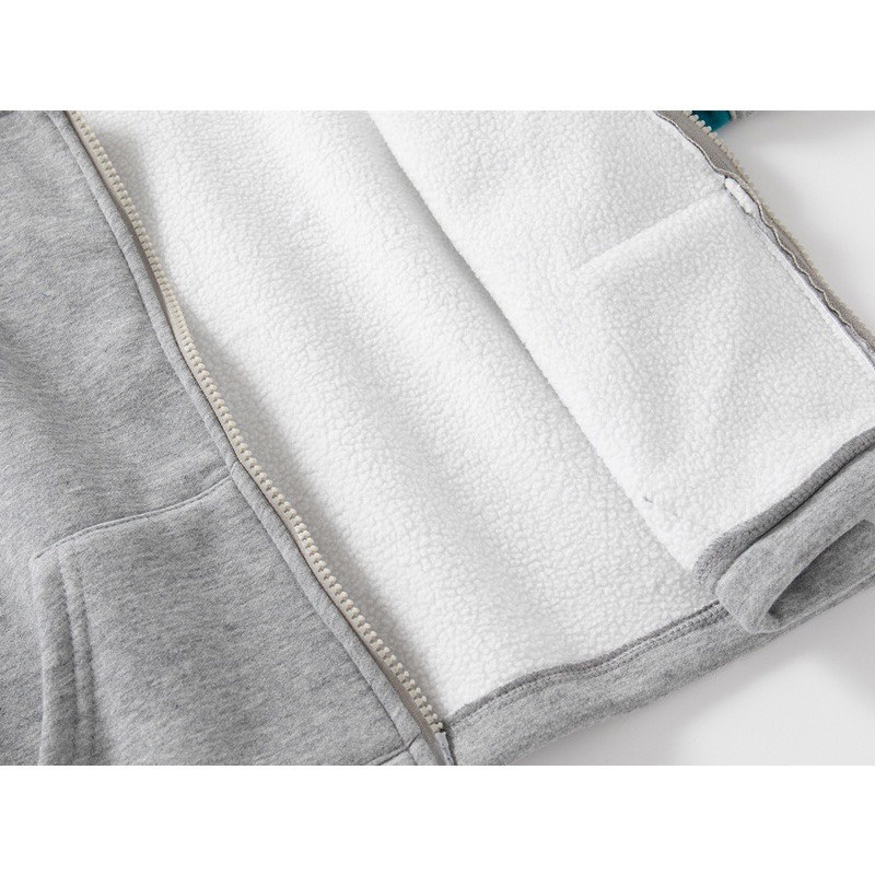 Áo Hoodie cho bé  Wapypy áo nỉ có mũ phối màu siêu ấm 10-35kg QTE111