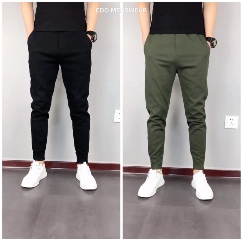 Quần Jogger kaki Edo Menswear, jogger nam chất vải kaki co dãn nhẹ xu hướng thời trang 2022