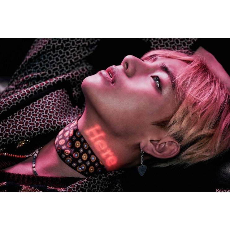 Khuyên BTS ARMY V quả tim cao cấp - Sẵn hàng
