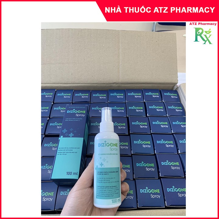 Bộ 3 sản phẩm DIZIGONE kháng khuẩn – tái tạo da – ngăn ngừa sẹo- Atz pharmacy