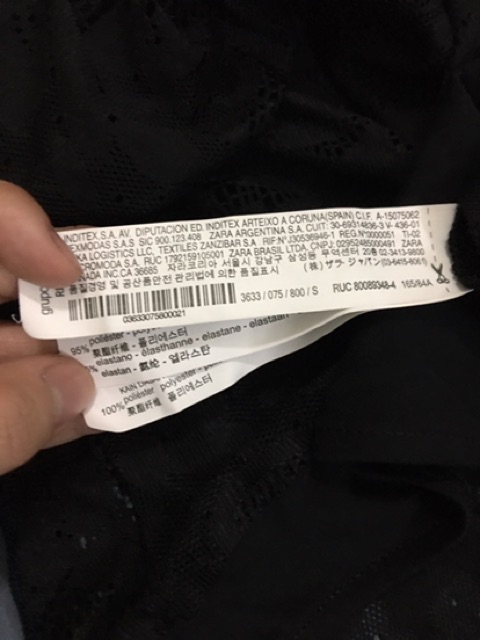 Thanh lý áo body suit zara auth