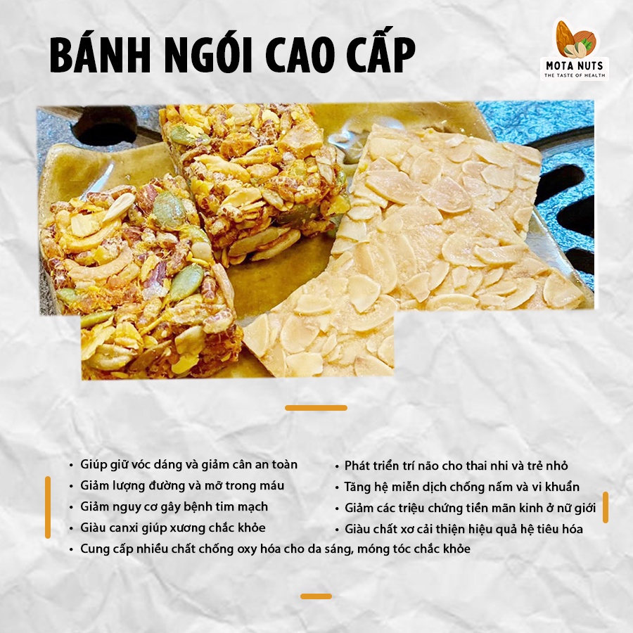 Bánh Ngói Cao Cấp MOTA - Chuẩn vị Pháp - 200gr