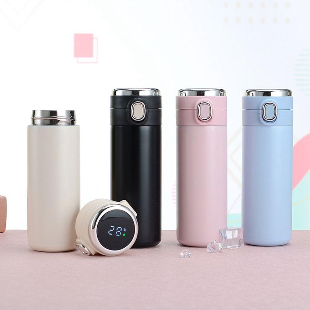 YIYU Cốc Giữ Nhiệt Bằng Thép Không Gỉ Hai Lớp Thông Minh Sáng Tạo