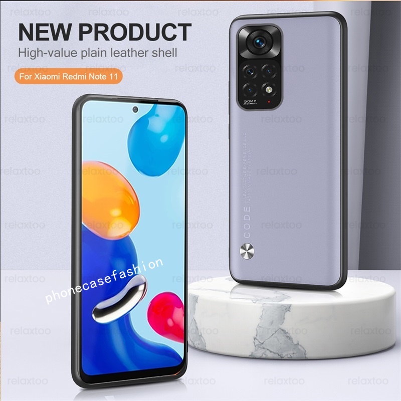 Ốp Điện Thoại Da Silicon Mềm Màu Trơn Sang Trọng Cho Xiaomi Redmi Note 11 11s Note11 Pro Plus + 4G 5G
