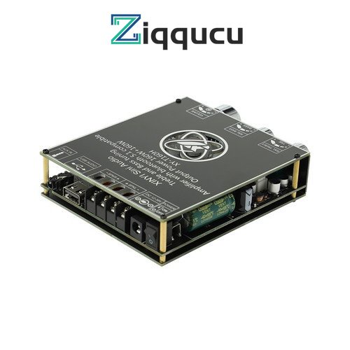 ZIQQUCU Bảng Mạch Khuếch Đại Âm Thanh T160H TDA7498E Bluetooth 5.1 160W * 2