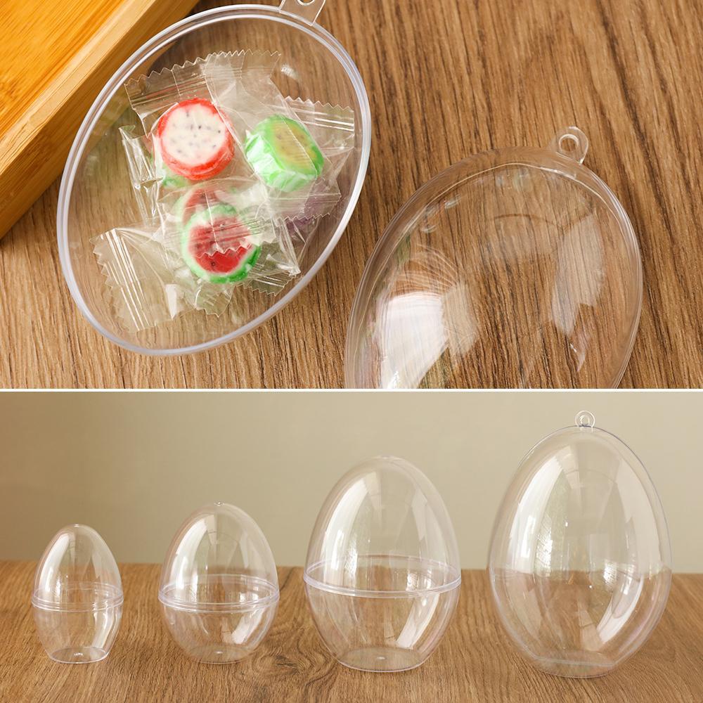 KUNHEV Set 5 Quả Trứng Phục Sinh Bằng Nhựa Trong Suốt Dùng Trang Trí