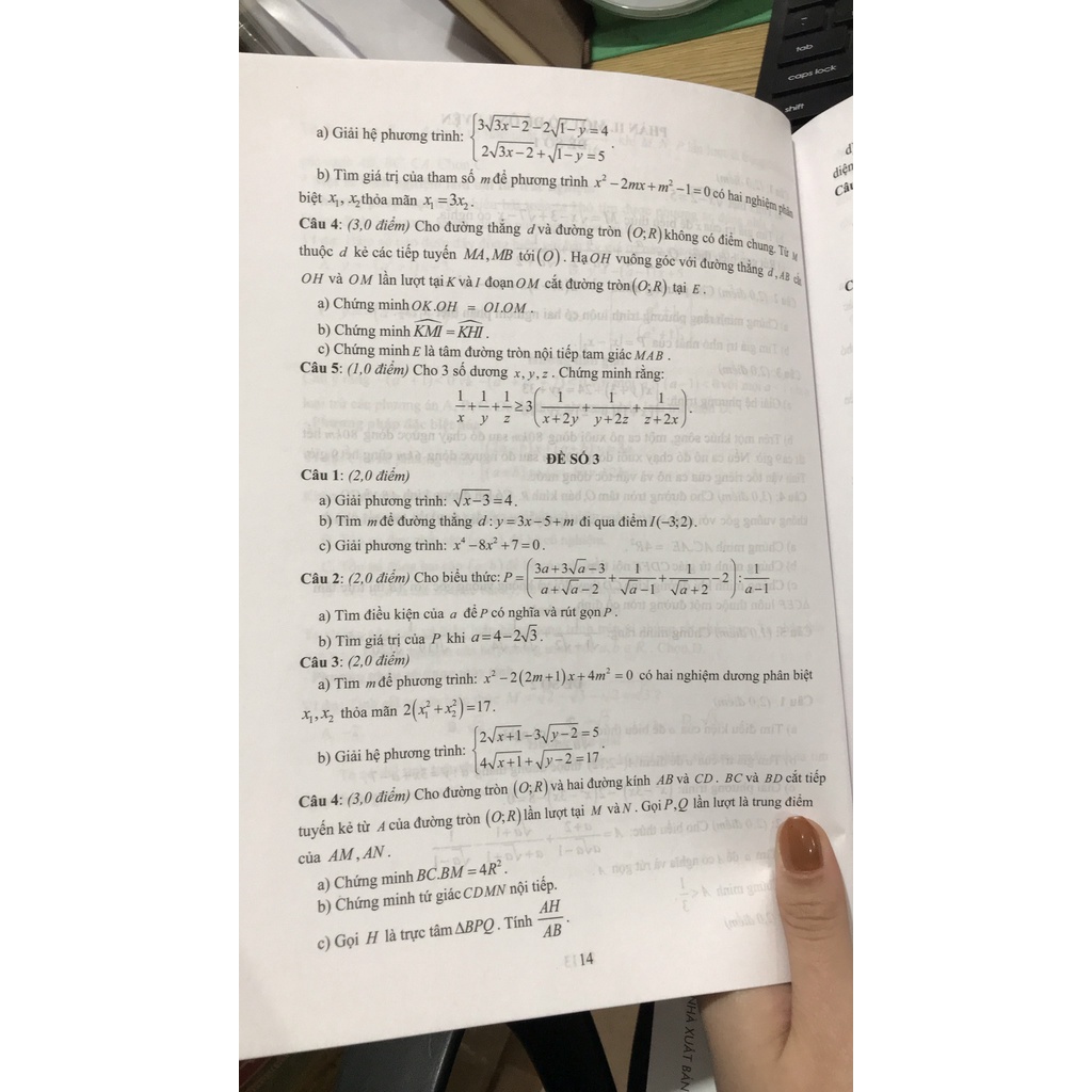 Sách - Bộ đề ôn luyện thi vào lớp 10 THPT Môn Toán