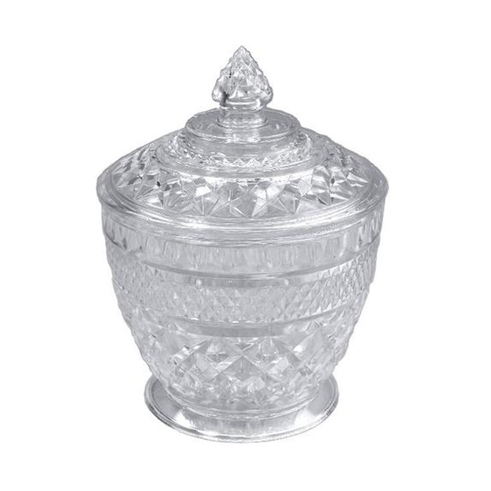 Daiso Hộp nhựa có nắp đa năng trong suốt 15,3x11,7cm