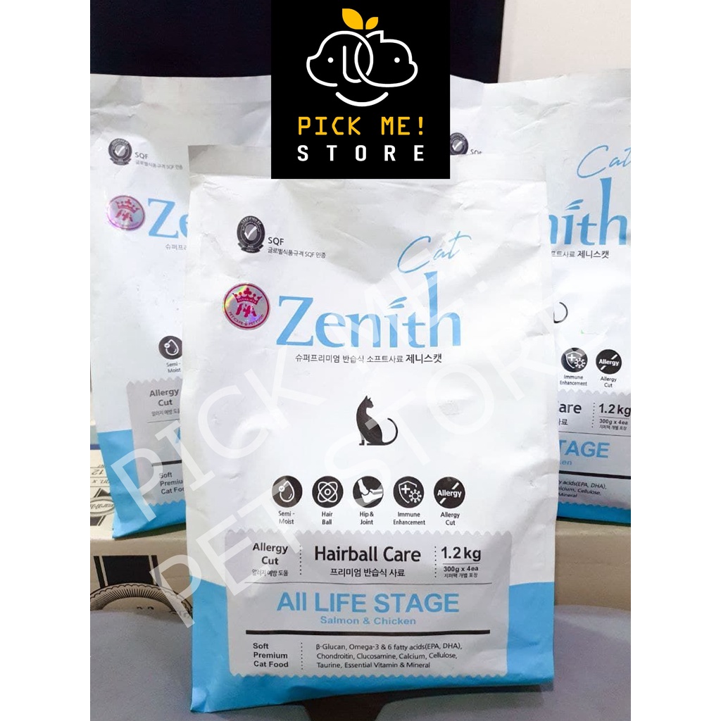 [ CHÍNH HÃNG ] Hạt Mềm Tiêu Búi Lông Zenith Hairball Care Cho Mèo Mọi Độ Tuổi 1.2kg