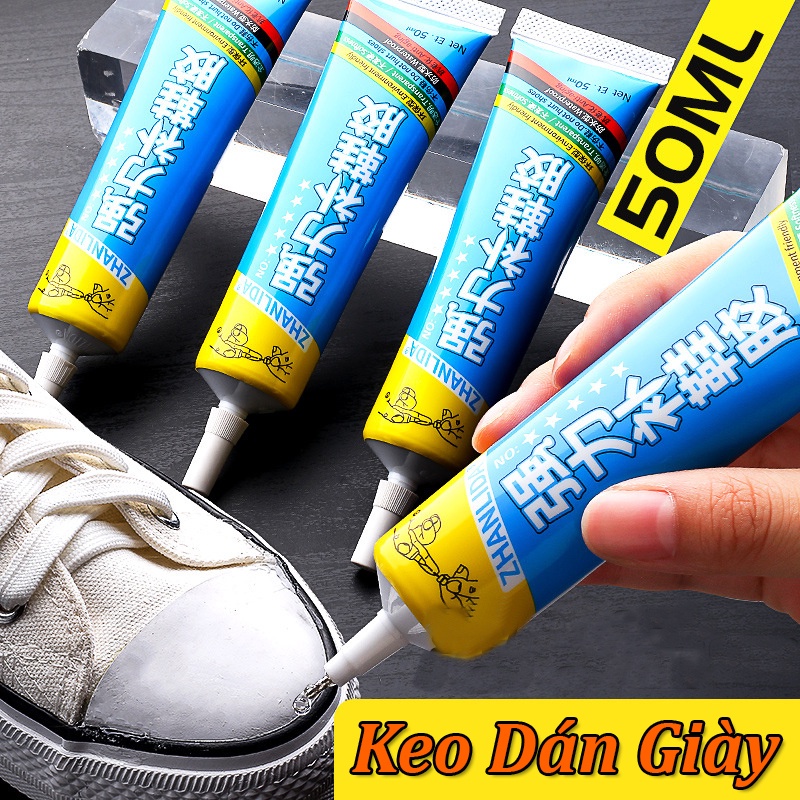 Keo dán giày thể thao Sneaker chuyên dụng ( đế dày đa năng siêu dính chắc chất liệu vải, túi xách, dép, đồ da ..)