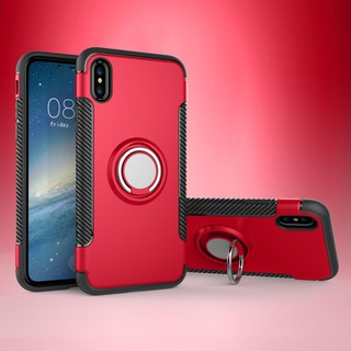 Ốp lưng có vòng nhẫn móc ngón tay cho Apple iPhone X Case iPhone XS back cover casing