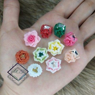 Hoa sen đá lớn-hoa bột mỹ nail
