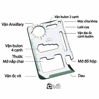 Miếng thép đa năng 11 món cao cấp