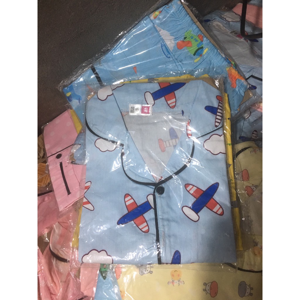 COMBO 2 BỘ PIJAMA BÉ TRAI,GÁI SIZE 12-22KG