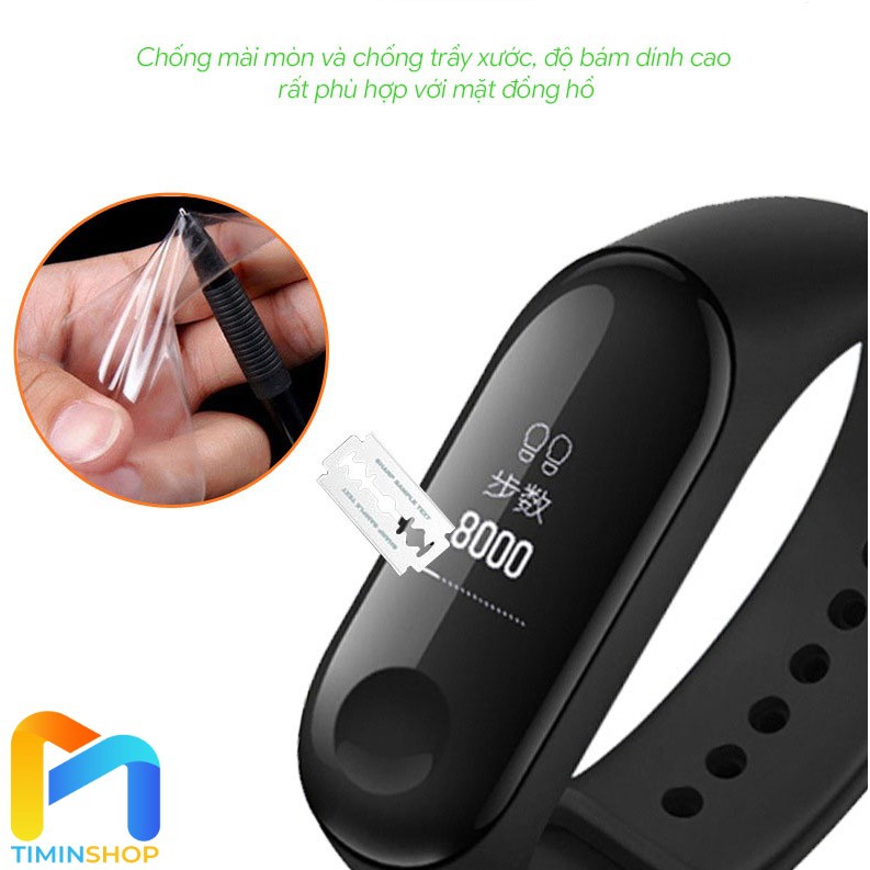 Miếng dán PPF Miband 3/4/5 - trong suốt