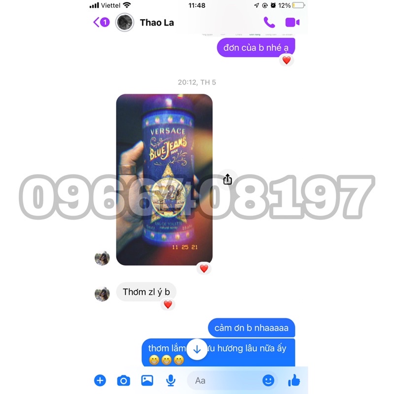 Nước hoa nam VERSACE BLUE JEANS 75ML EDT