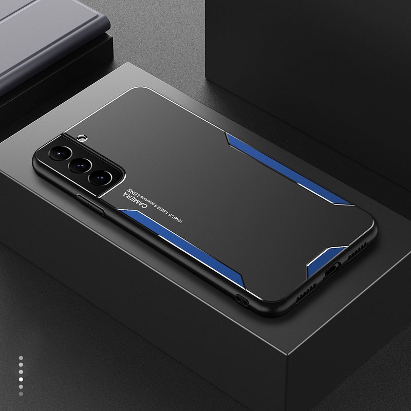 Ốp Điện Thoại Kim Loại Nhôm Nhám Chống Sốc Cho Samsung S21 S21 Plus S21 Ultra S21 FE S22 S22 Plus S22 Ultra A53 5G
