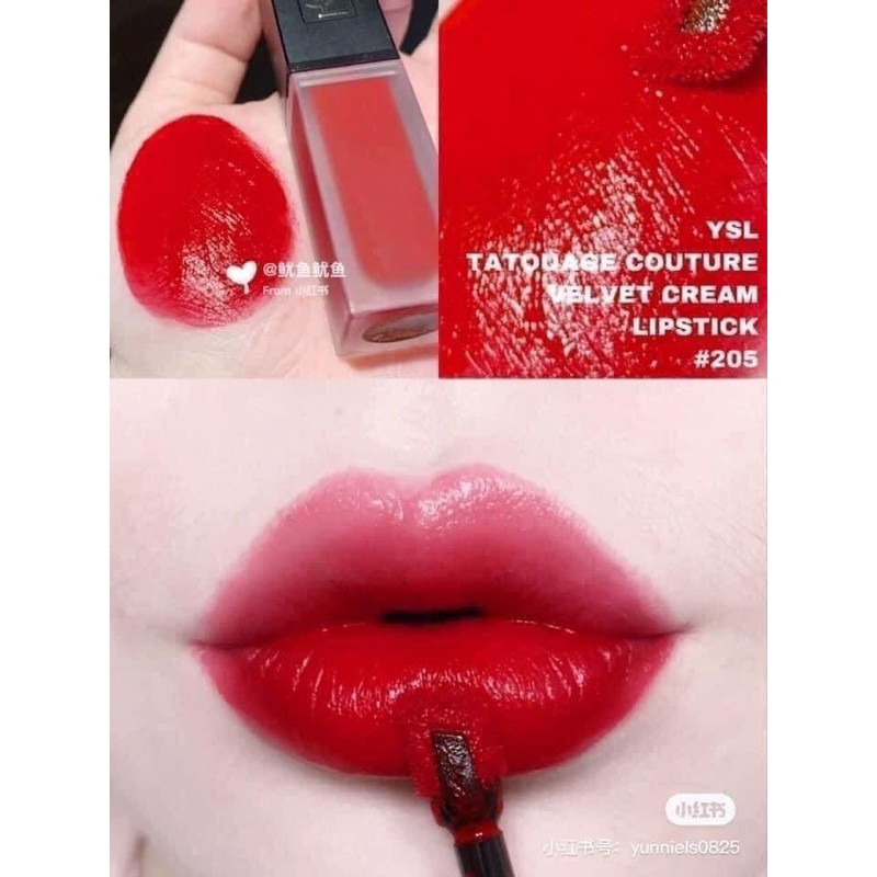 Son Kem YSL Tatouage Couture Velvet Cream bản mới 2020 - màu 205, 208, 211, 212