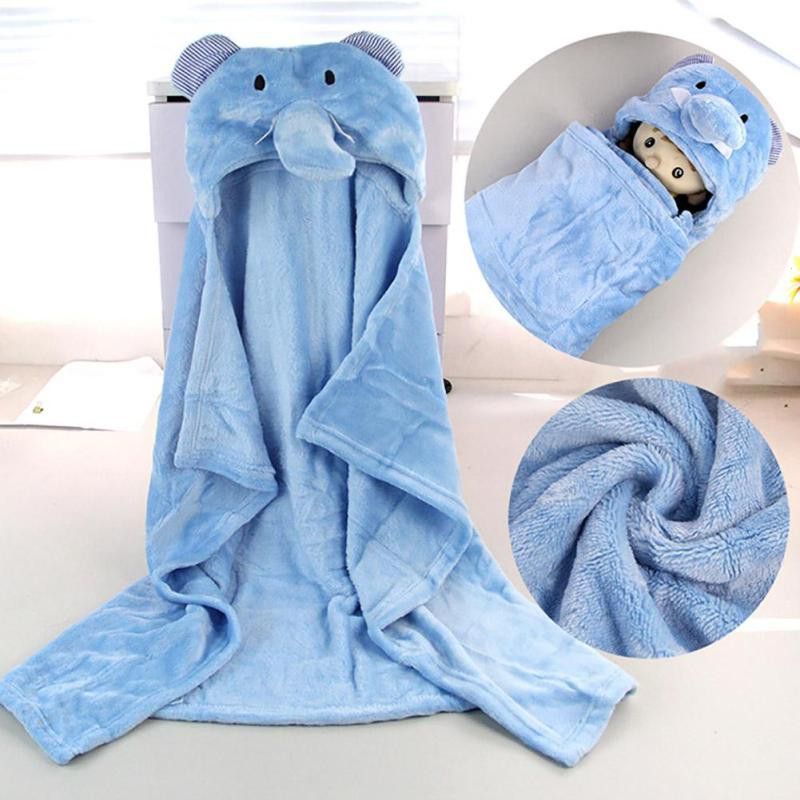 Ủ thú sơ sinh - Áo choàng thú Baby Blanket Cao Cấp Cho Bé Yêu