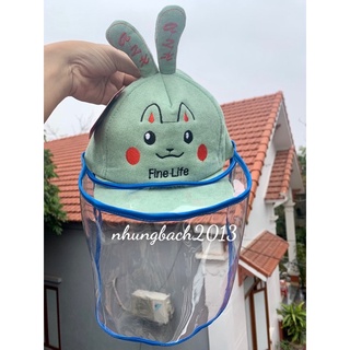 Mũ chắn giọt bắn cho bé từ 4 tháng đến 2,5 tuổi (Tặng kèm kính ) Pikachu
