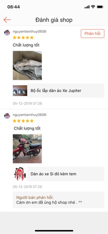 Dàn vỏ nhựa xe Sirius đỏ