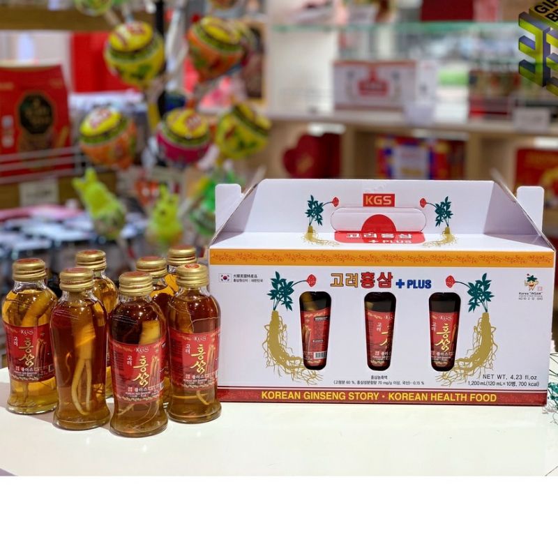 Nước hồng sâm có củ KGS Hàn Quốc