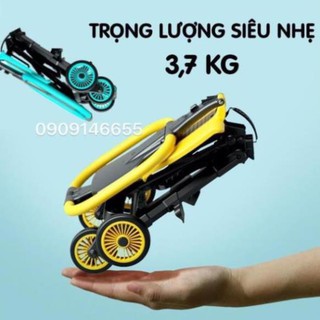 Xe đẩy đảo chiều gấp gọn vovo