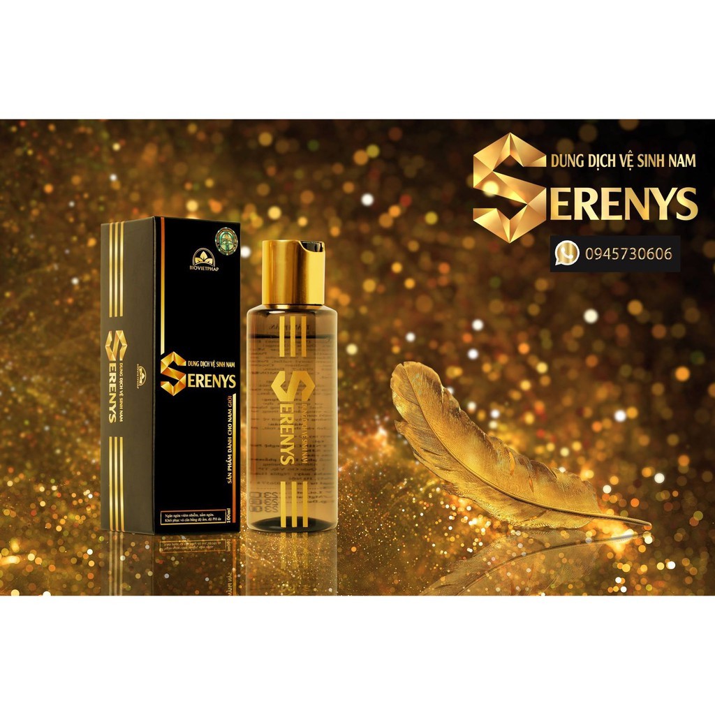 Dung Dịch Vệ Sinh Serenys (100ml) - Giúp Làm Sạch Khử Mùi Hôi Dành Cho Nam - Victory Pharmacy