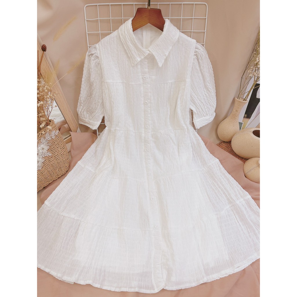 Đầm midi nữ, đầm xòe nữ đẹp, phong cách thời trang, trẻ trung, hàng chuẩn đẹp bán shop, phom dưới 54kg | BigBuy360 - bigbuy360.vn