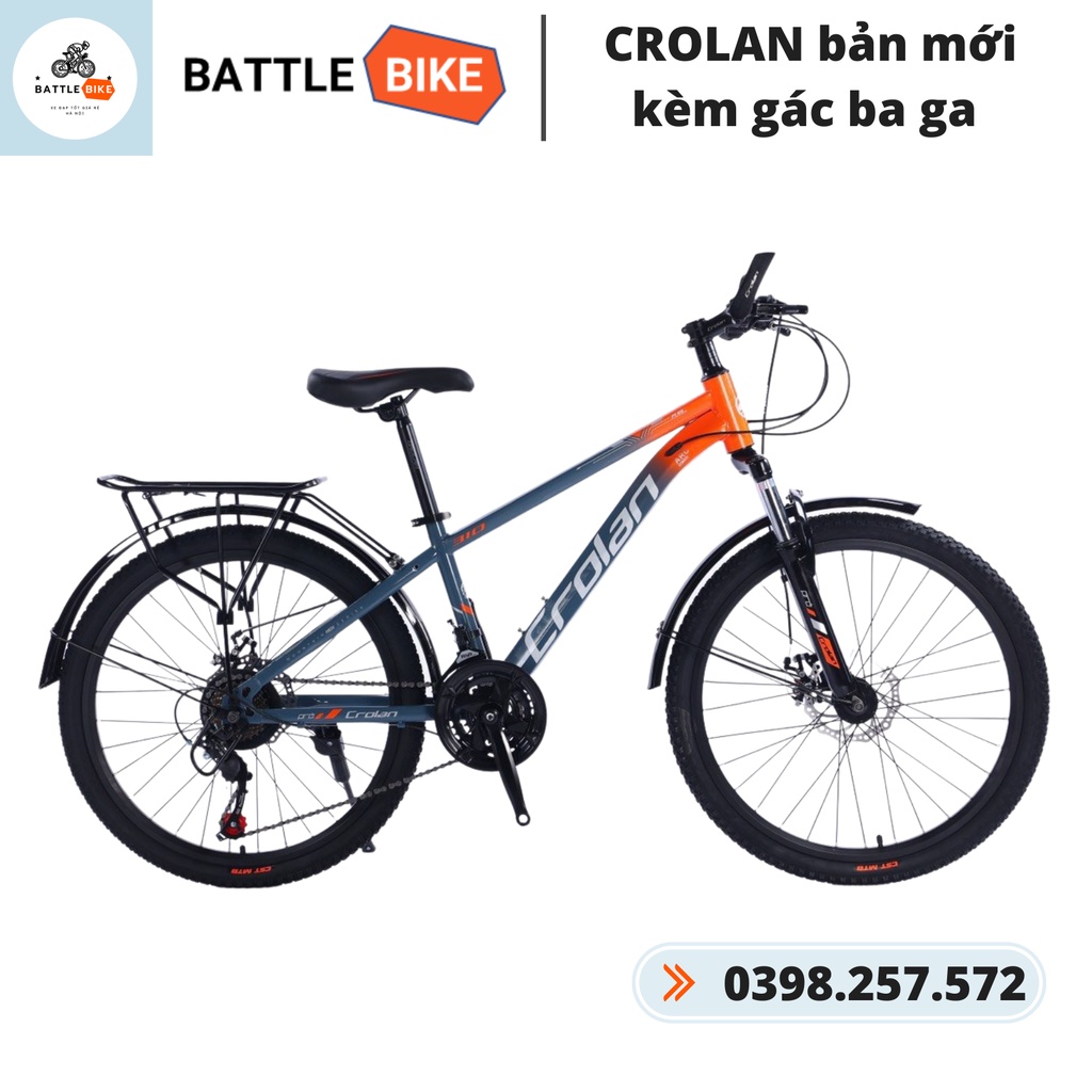 [RẺ VÔ ĐỊCH] XE ĐẠP CROLAN BẢN MỚI TẶNG KÈM PHỤ KIỆN
