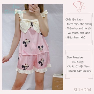 BỘ MẶC NHÀ 2 DÂY CHẤT LATIN SAM LUXURY M19