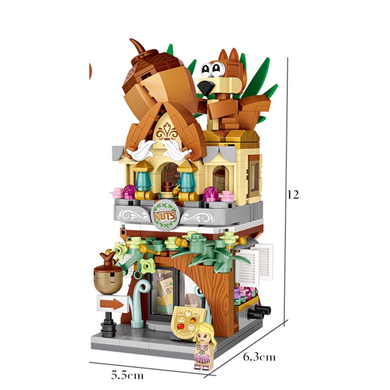 Ba❤️Mô Hình Khối Lắp Ráp MINI Nano 1601-1608 1641-1644/Đồ Chơi