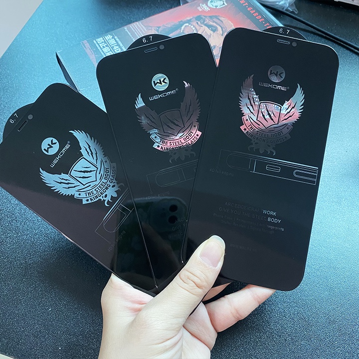 Kính cường lực iphone Chống nhìn trộm KingKong 4D 7plus/8plus/X/Xs/Xsmax/11promax/11/Xr/12/12pro/12promax/13/13promax