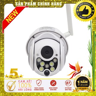 Camera wifi yoosee ngoài trời led auto xoay 360