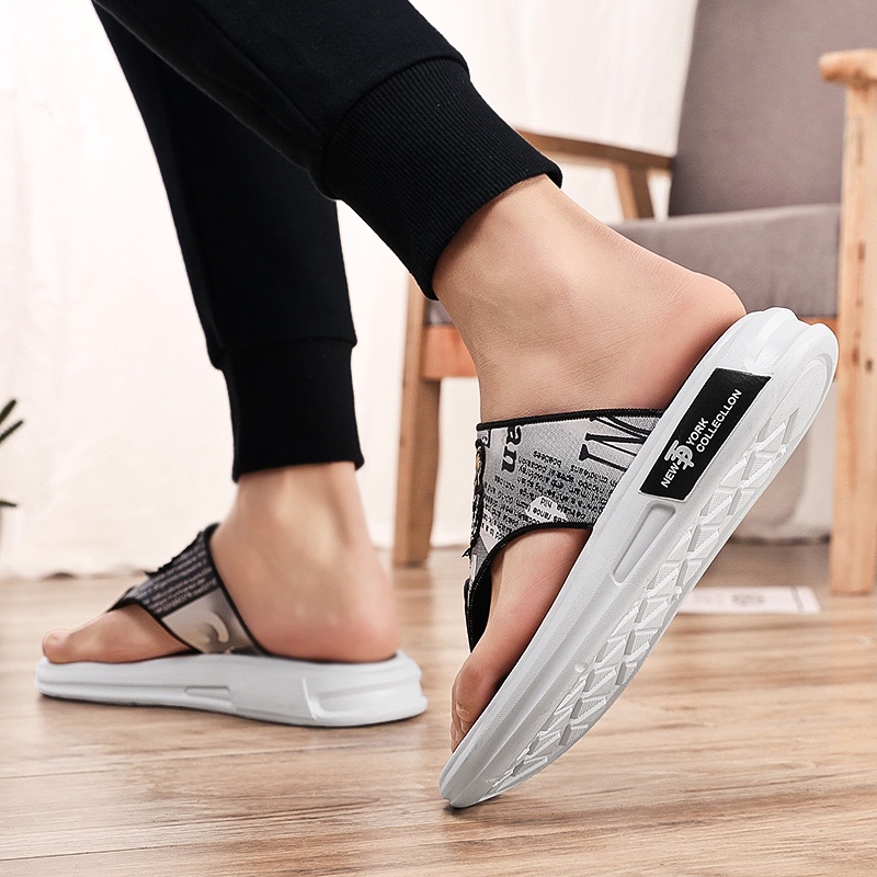 Dép sandal đế mềm chống trượt thời trang đi biển cho nam
