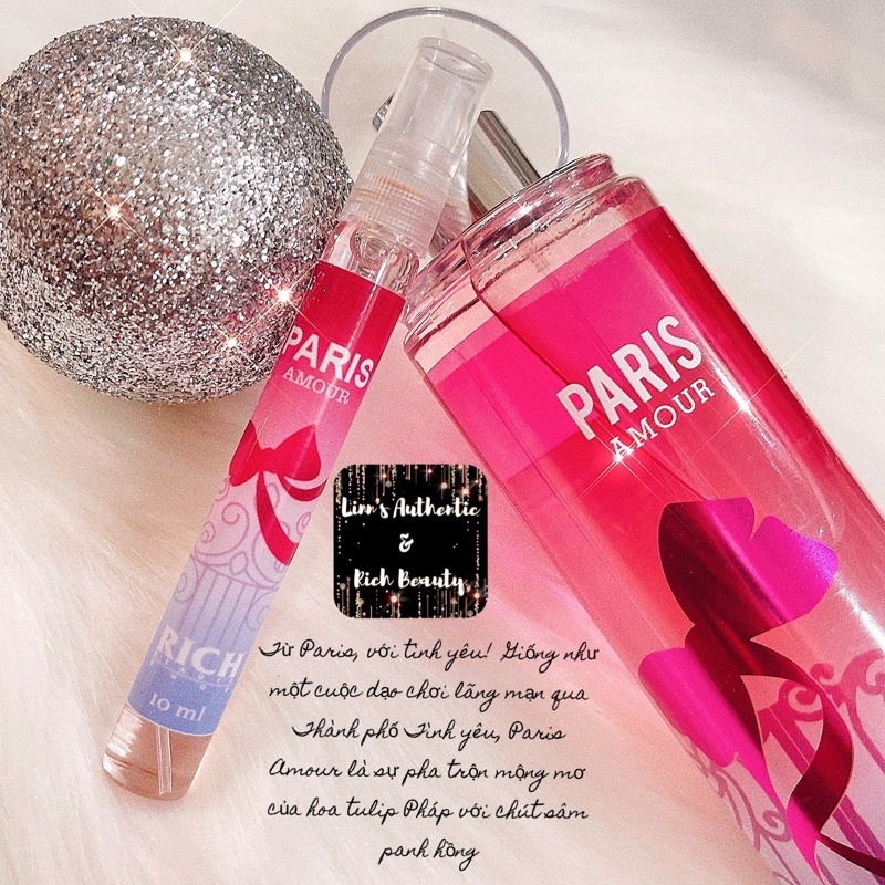 PARIS AMOUR - Xịt Thơm Toàn Thân Body Mist Bath &amp; Body Works