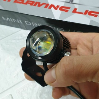 Đèn Trợ Sáng Mini Bi Cầu 2 Mầu Cos Vàng Pha Trắng