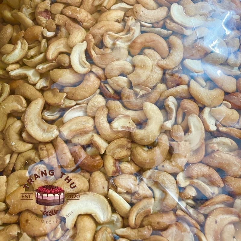 Hạt điều bể rang muối 500g - Hạt điều vỡ rang muối loại đẹp không sạn