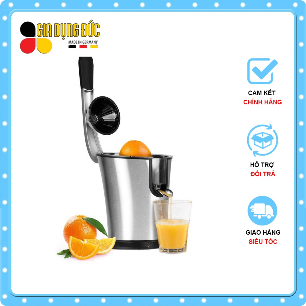 Máy vắt cam Caso CP330 Pro, máy ép Inox dễ dàng tháo rửa máy ép nhanh chất lượng Đức