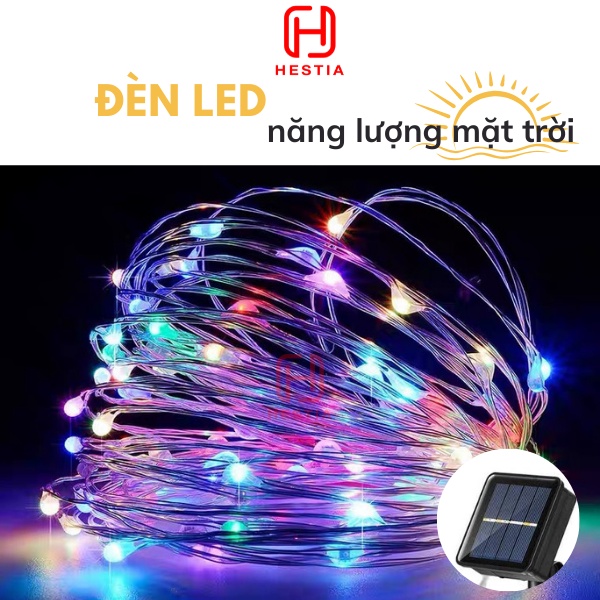 Đèn Led Dây Đom Đóm Dùng Năng Lượng Mặt Trời Hestia 100/200 Bóng Chiếu Sáng