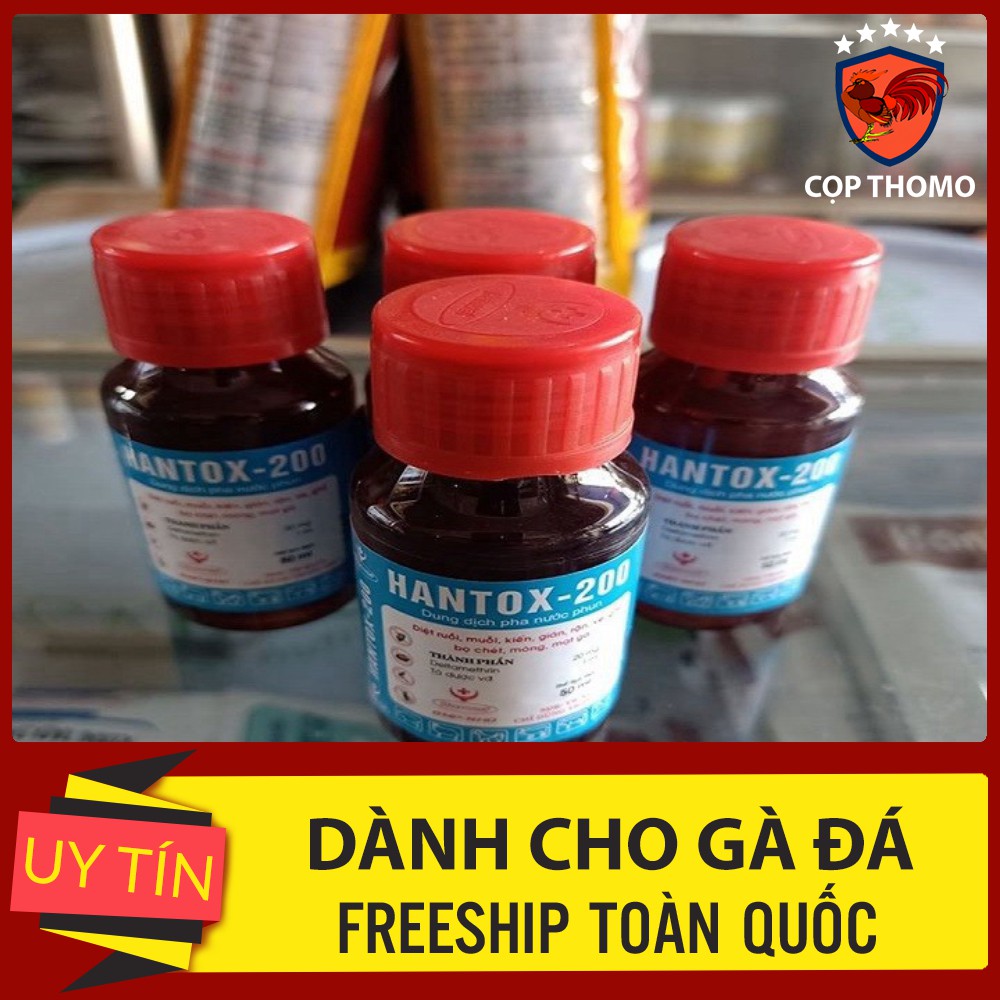 Thu.ố.c diệt ruồi - muỗi - kiến - gián - ve - rận - bọ chét - mòng - mạt gà - 1 lọ 50 ml [thuốc gà đá bộ lớn]