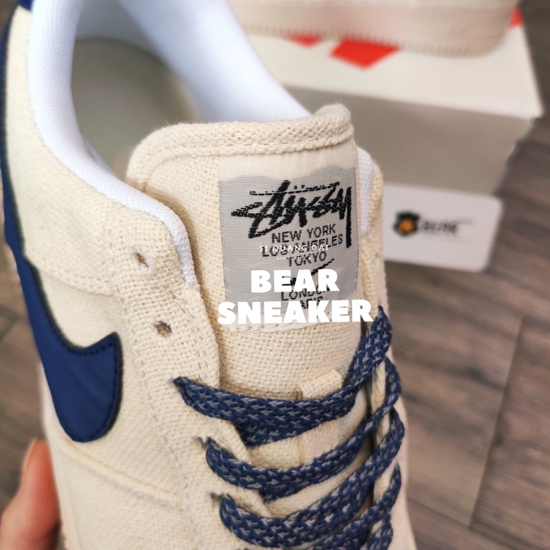 [Bear.sneaker] Giày AF1 Air Force 1 vải Canvas hàng SC.