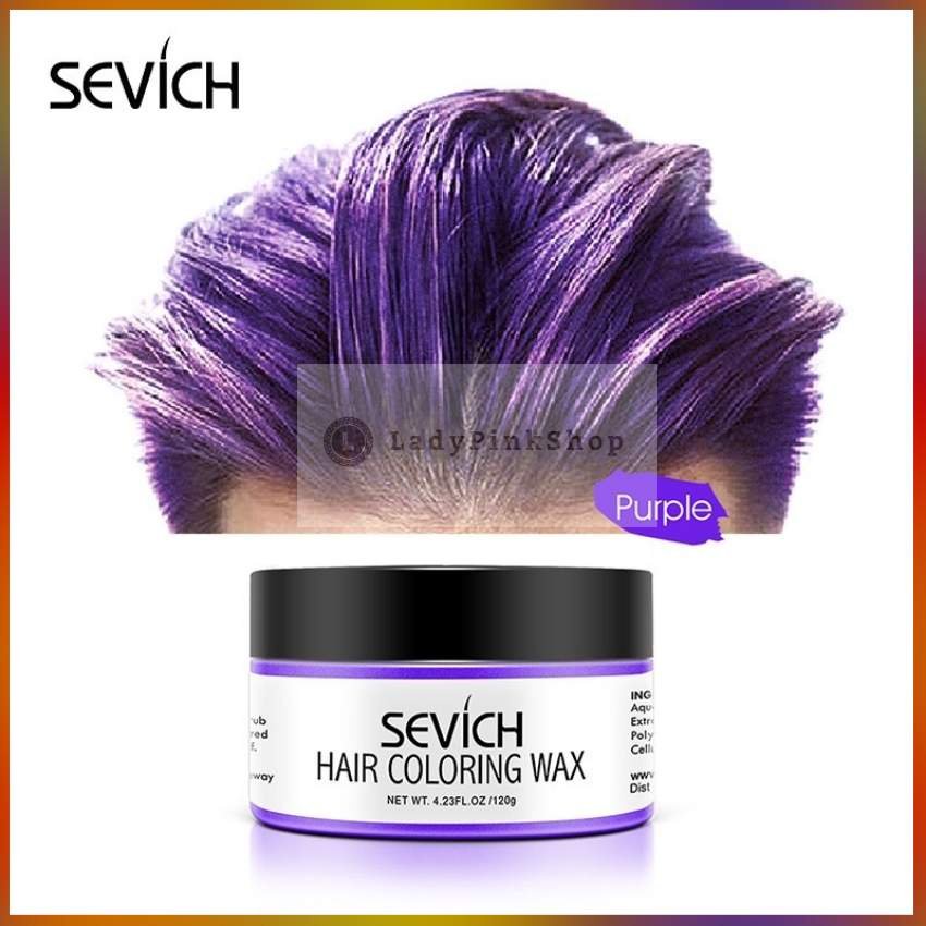 Sáp nhuộm màu tạm thời SEVICH màu Tím 120g/hộp