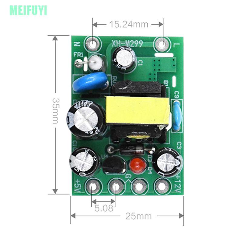 Bảng Mạch Chuyển Đổi Mini Ac-Dc Ac110V 220v Sang Dc 12v 0.2a + 5v