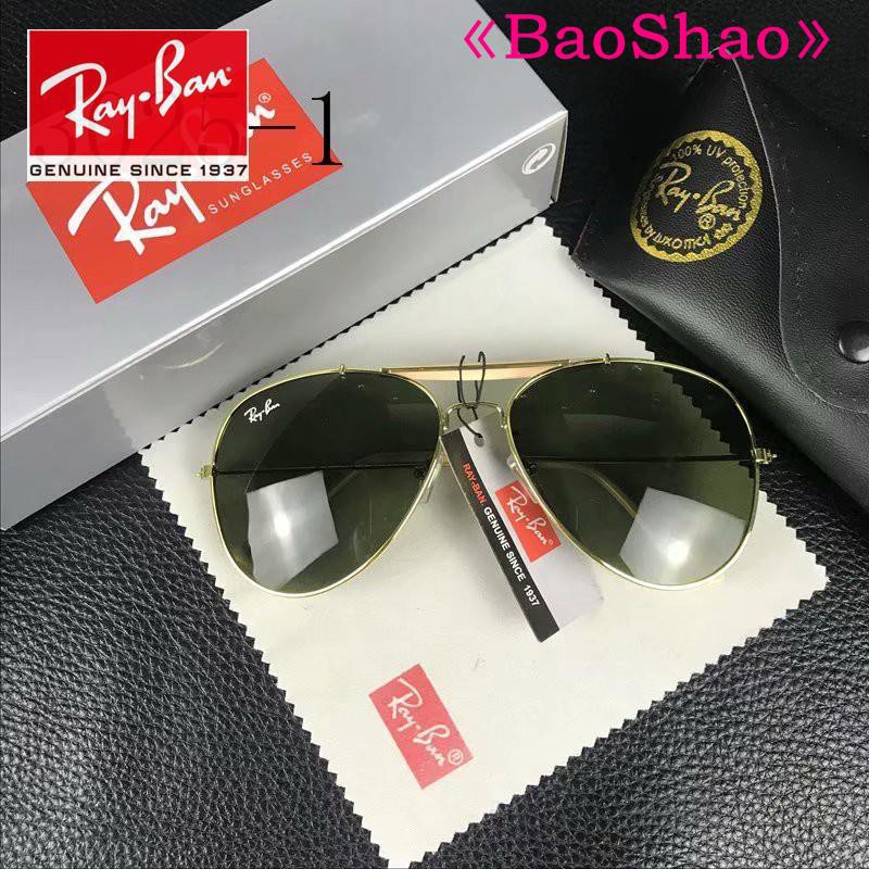 Kính Râm Ray Ban Ban Ban Ban Đêm Aviator 3025 Phân Cực 001 / 57 58mm